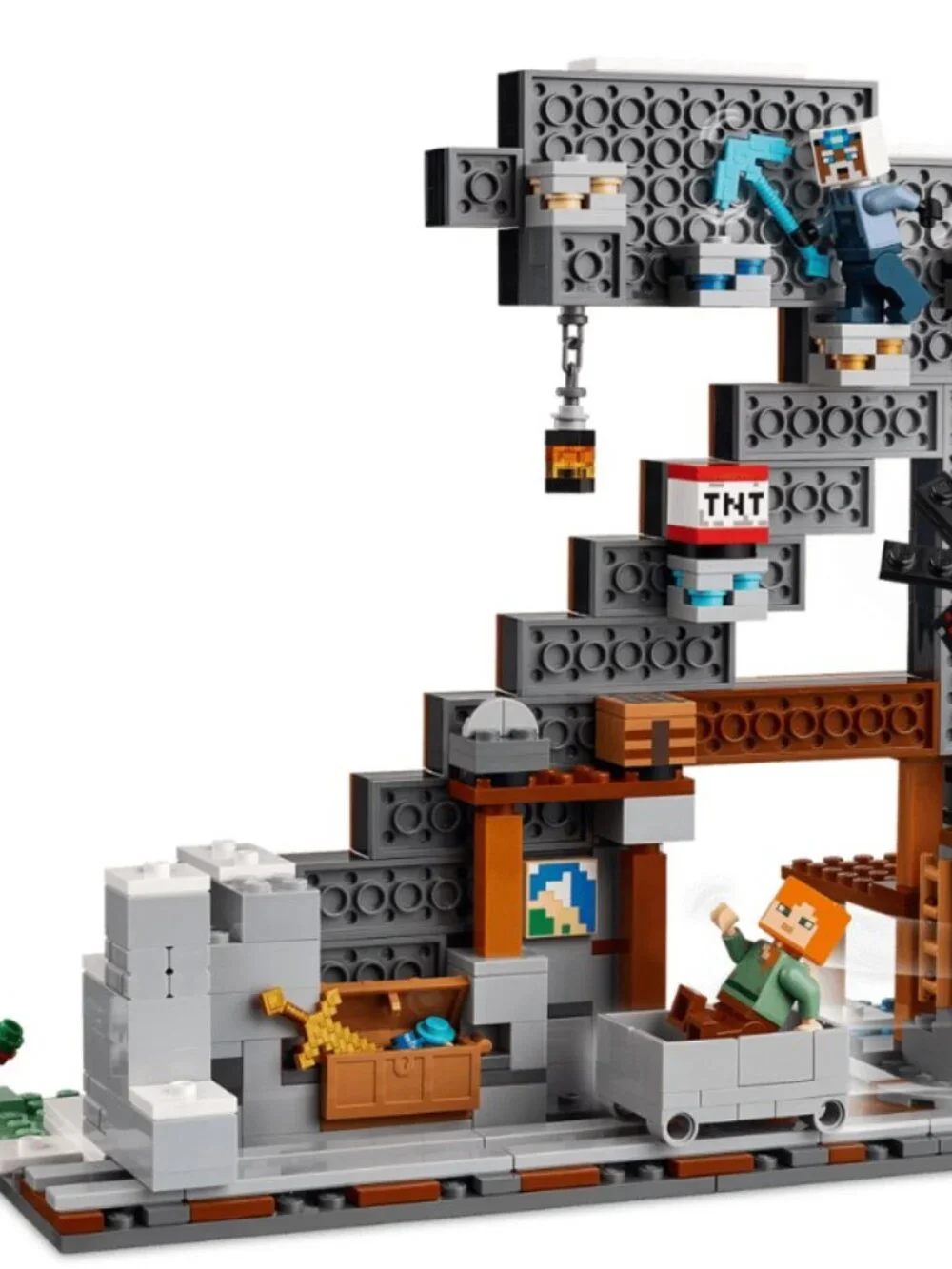 New & Sealed Lego Minecraft The Pickaxe Mine Set 21277